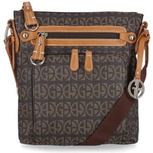 Giani Bernini Black and Tan Crossbody Bag